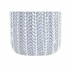 DKD Home Decor Vaza DKD Home Decor Modra Bela Porcelan Sredozemlje 16 x 16 x 25 cm