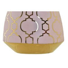 DKD Home Decor Vaza DKD Home Decor Porcelan Roza Zlata Orientalska kromirana 16 x 16 x 18 cm
