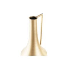 DKD Home Decor Vaza DKD Home Decor Golden Metal Cream Tropical List rastline (21 x 21 x 71 cm)