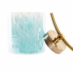 DKD Home Decor Vaza DKD Home Decor Crystal Blue Golden Metal Mediterranean (19 x 15 x 41 cm) (Ø 14 cm)