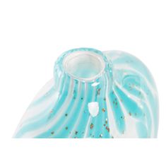 DKD Home Decor Vaza DKD Home Decor Blue Crystal Mediterranean 12 x 7,5 x 21,5 cm