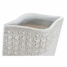 DKD Home Decor Vaza DKD Home Decor 20 x 12 x 58 cm Bela smola Moderno