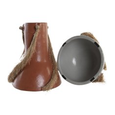 DKD Home Decor Vaza DKD Home Decor Grey Terracotta 26 x 26 x 30 cm (2 enoti)
