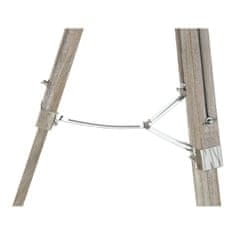 DKD Home Decor Talna svetilka DKD Home Decor Kovina Les Srebrna Svetlo rjava Tripod (66 x 66 x 142 cm)