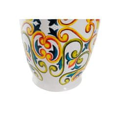 DKD Home Decor Namizna svetilka DKD Home Decor Ceramic Linen White (34 x 34 x 67 cm)
