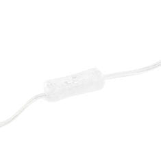 DKD Home Decor Namizna svetilka DKD Home Decor Beli poliester Kovina Marmor 220 V 50 W (33 x 33 x 65 cm)