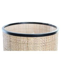 DKD Home Decor Namizna svetilka DKD Home Decor Natural Black 220 V 50 W (25 x 25 x 63 cm)