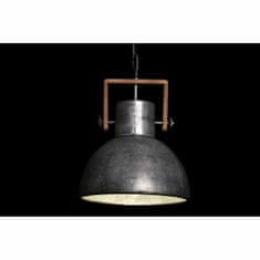 DKD Home Decor Stropna svetilka DKD Home Decor Brown Silver Metal Mango wood 50 W 40 x 40 x 50 cm