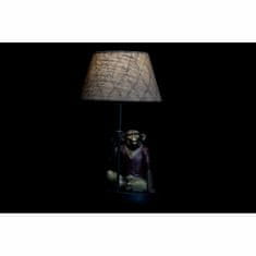DKD Home Decor Namizna svetilka DKD Home Decor Brown Multicolor Colonial 220 V 50 W Monkey (27 x 25 x 44,5 cm)