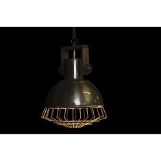 DKD Home Decor Stropna svetilka DKD Home Decor Silver Brown 50 W (31 x 31 x 44 cm)