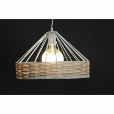 DKD Home Decor Stropna svetilka DKD Home Decor 35 x 35 x 22 cm Črna kovinska ratan 50 W (2 enoti)