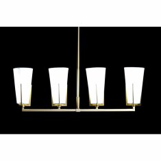 DKD Home Decor Stropna svetilka DKD Home Decor Golden White (67 x 14 x 22 cm)