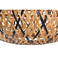 DKD Home Decor Stropna svetilka DKD Home Decor Brown Black Bamboo 50 W 51 x 51 x 30 cm