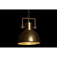 DKD Home Decor Stropna luč DKD Home Decor Rjava zlata kovina Mango les 50 W 40 x 40 x 50 cm