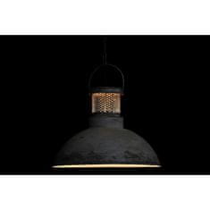 DKD Home Decor Stropna luč DKD Home Decor Bela rjava Naravni les Kovina 50 W 53 x 53 x 40 cm