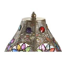 DKD Home Decor Namizna svetilka DKD Home Decor 31 x 31 x 52 cm Zlata kovina Večbarvna 220 V 25 W 50 W