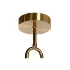 DKD Home Decor Stropna svetilka DKD Home Decor Golden Metal Crystal 50 W 56 x 56 x 36 cm