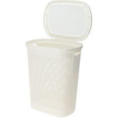 EXCELLENT Koš za perilo s pokrovom 60 l bež KO-027100390bezo