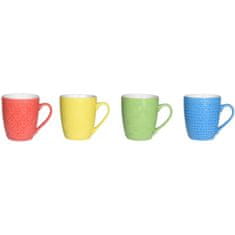 EXCELLENT Komplet 4 lončkov iz porcelana 380 ml KO-Q96000040
