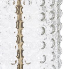 BigBuy Namizna svetilka 16 x 16 x 36 cm Kristal Kovina