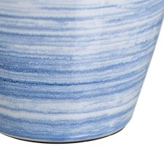BigBuy Namizna svetilka 30,5 x 30,5 x 44,5 cm Keramika Modra Bela