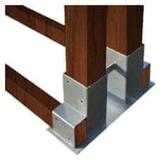 M.A.T Group Stojalo za drva 340x150mm Zn (1 kos)