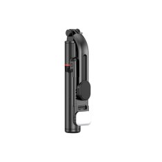 Tech-protect L05S bluetooth selfie stick s stojalom in LED lučko, črna