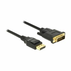 Delock kabel DisplayPort-DVI 2m 4K 30Hz pasivni 85313