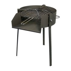 BigBuy Žar na oglje s stojalom Imex el Zorro Grill Circular Black (Ø 60 x 75 cm)
