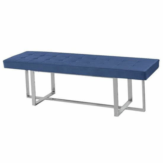 BigBuy Klop DKD Home Decor Blue Polyester Steel (150 x 45 x 45 cm)
