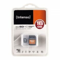 NEW Spominska Kartica Micro SD z Adapterjem INTENSO 3413470 16 GB Razred 10