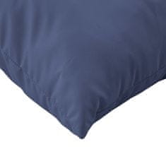 Vidaxl Blazine za kavč iz palet mornarsko modre 60x38x13 cm