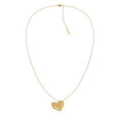 Calvin Klein Romantična pozlačena jeklena ogrlica Passion 35000597