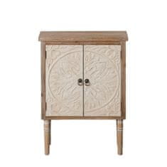 BigBuy Omara SHABBY CHIC 64 x 37 x 86 cm Naravni les Bela