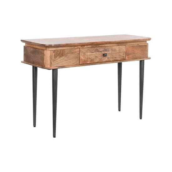 DKD Home Decor Konzola DKD Home Decor Naravna črna kovina Mango les