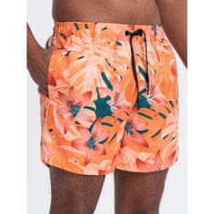 OMBRE Moške plavalne hlačeV1 OM-SRBS-0140 oranžne barve MDN124996 XL