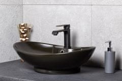 KERRA Umivalnik KR 139 črna polmat 580x385x170 mm 