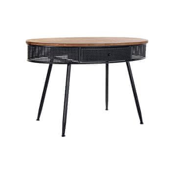 DKD Home Decor Konzola DKD Home Decor Fir Black Metal Brown (120 x 65 x 77 cm)