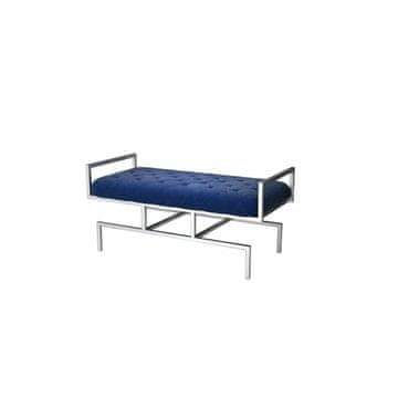 BigBuy Klop DKD Home Decor Blue Polyester Steel (97 x 44 x 46 cm)