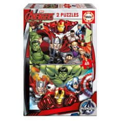 NEW Otroške puzzle Marvel Avengers Educa (2 x 48 pcs)