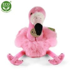 Rappa Plišasta ptica flamingo 20 cm EKOLOŠKO PRIJAZNO