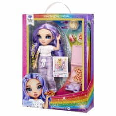 Rainbow High Mavrična srednja šola Junior Fashion Doll - Violet Willow TV