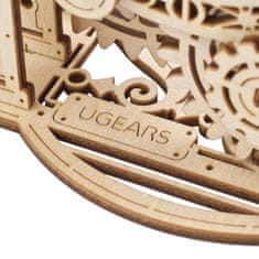 UGEARS 3D lesena mehanska sestavljanka Dekorativna budilka