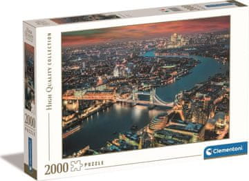 Clementoni Puzzle Letalski pogled na London 2000 kosov