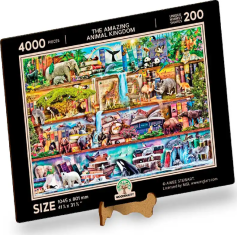 Wooden city Lesena sestavljanka Amazing Animal Kingdom 4000 kosov