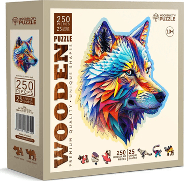 Wooden city Lesena sestavljanka Classy Wolf 250 kosov