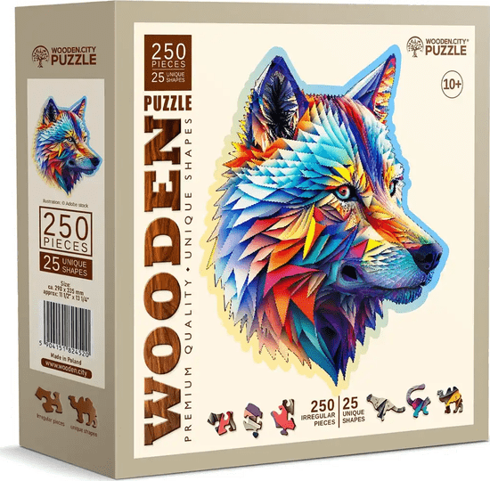 Wooden city Lesena sestavljanka Classy Wolf 250 kosov