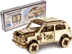 Wooden city 3D sestavljanka Superfast Rally Car 1