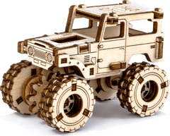 Wooden city 3D sestavljanka Superfast Monster Truck 5