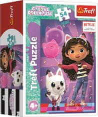 Trefl Minipuzzle 54 kosov Z Gabby je vedno zabavno/Gabby´s Dollhouse 4 vrste v škatli 6,5x9cm